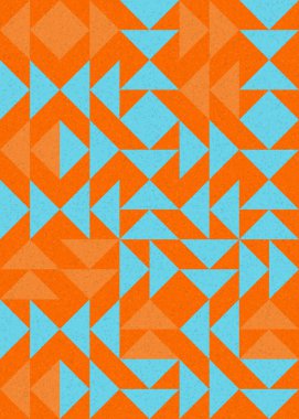 Soyut Geometrik Desen üretken hesaplama sanatı çizimi 