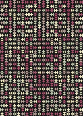 Soyut Geometrik Desen üretken hesaplama sanatı çizimi