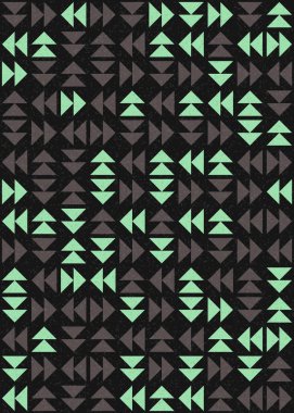 Soyut Geometrik Desen üretken hesaplama sanatı çizimi