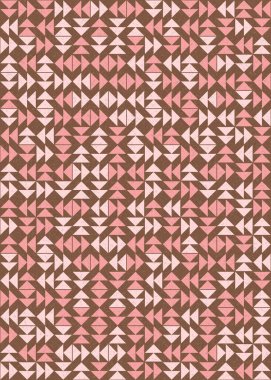 Soyut Geometrik Desen üretken hesaplama sanatı çizimi