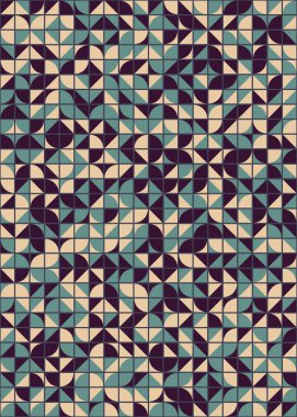 Soyut geometrik dikişsiz desen, üretken vektör çizimi