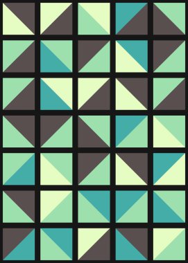 Soyut geometrik dikişsiz desen, üretken vektör çizimi