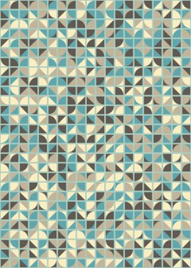 Soyut Geometrik Desen üretken hesaplama sanatı çizimi