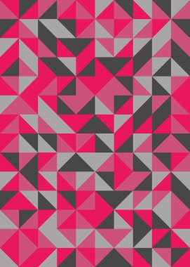 Üretken hesaplama sanatıyla soyut geometrik desen