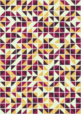 Soyut Geometrik Desen üretken hesaplama sanatı çizimi 