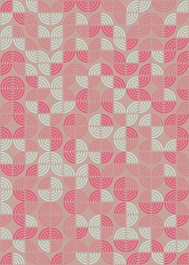 Soyut geometrik dikişsiz desen, üretken vektör çizimi