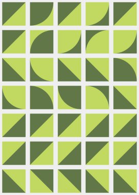 Soyut Geometrik Desen, üretken hesaplama sanatı çizimi