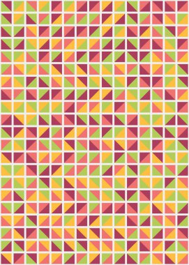 Soyut Geometrik Desen üretken hesaplama sanatı çizimi