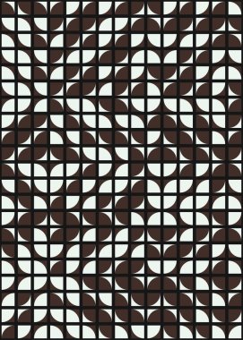 Soyut geometrik dikişsiz desen, üretken vektör çizimi