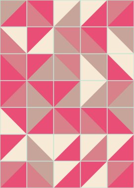 Üretken hesaplama sanatıyla soyut geometrik desen