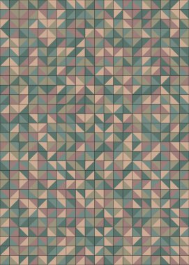 Soyut Geometrik Desen üretken hesaplama sanatı çizimi