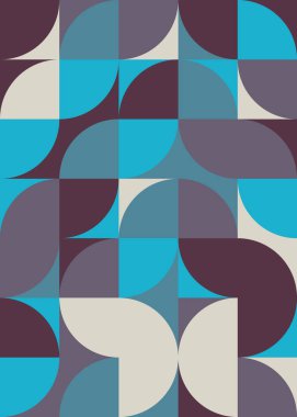 Üretken hesaplama sanatıyla soyut geometrik desen