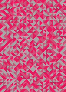 Üretken hesaplama sanatıyla soyut geometrik desen