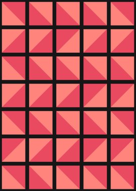 Soyut geometrik dikişsiz desen, üretken vektör çizimi