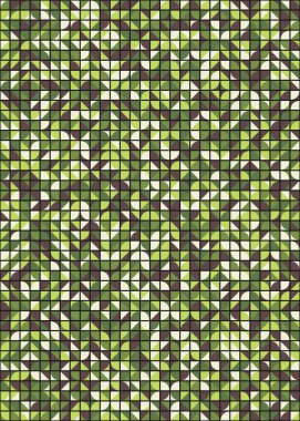 Soyut Geometrik Desen üretken hesaplama sanatı çizimi 