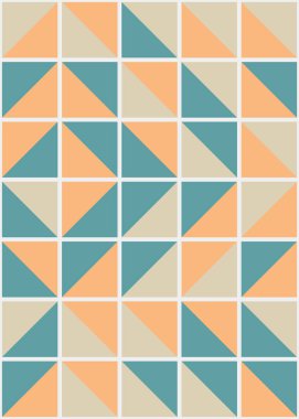 Üretken hesaplama sanatıyla soyut geometrik desen