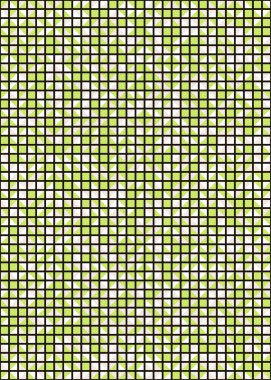 Üretken hesaplama sanatıyla soyut geometrik desen