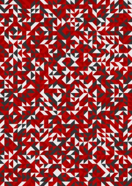 Soyut Geometrik Desen üretken hesaplama sanatı çizimi 