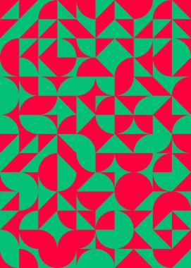 Üretken hesaplama sanatıyla soyut geometrik desen