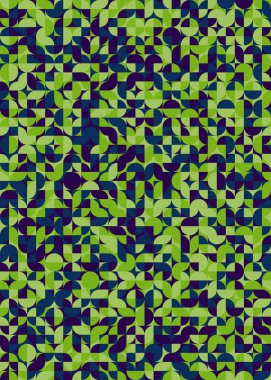 Soyut geometrik dikişsiz desen, üretken vektör çizimi