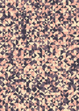 Soyut Geometrik Desen üretken hesaplama sanatı çizimi 