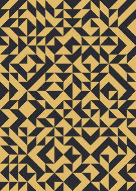 Üretken hesaplama sanatıyla soyut geometrik desen