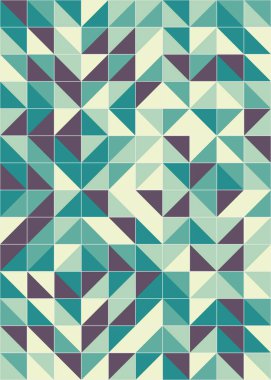 Soyut Geometrik Desen üretken hesaplama sanatı çizimi