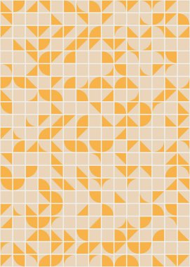 Üretken hesaplama sanatıyla soyut geometrik desen