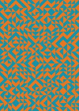 Soyut geometrik dikişsiz desen, üretken vektör çizimi