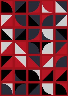 Üretken hesaplama sanatıyla soyut geometrik desen