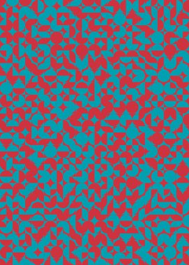 Soyut Geometrik Desen üretken hesaplama sanatı çizimi