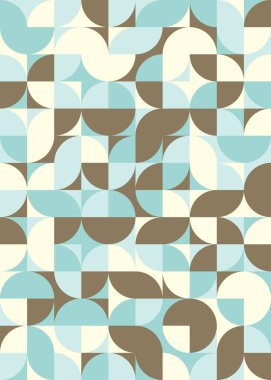 Soyut geometrik dikişsiz desen, üretken vektör çizimi