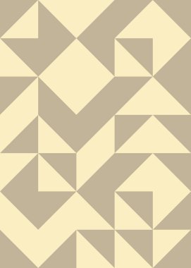 Soyut Geometrik Desen, üretken hesaplama sanatı çizimi