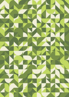 Soyut geometrik dikişsiz desen, üretken vektör çizimi