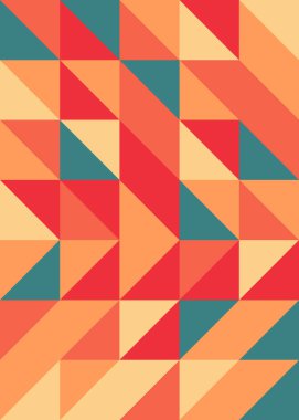 Soyut Geometrik Desen üretken hesaplama sanatı çizimi 