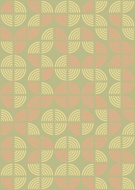 Soyut geometrik dikişsiz desen, üretken vektör çizimi