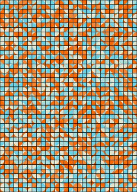 Soyut geometrik dikişsiz desen, üretken vektör çizimi