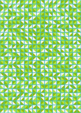 Üretken hesaplama sanatıyla soyut geometrik desen