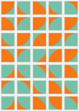 Üretken hesaplama sanatıyla soyut geometrik desen