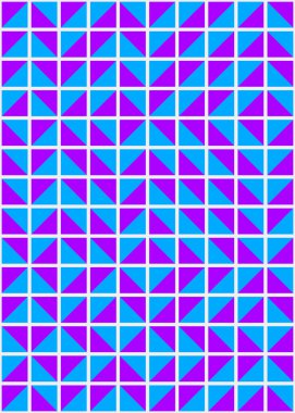 Soyut Geometrik Desen, üretken hesaplama sanatı çizimi