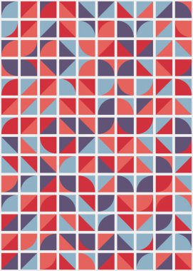 Üretken hesaplama sanatıyla soyut geometrik desen