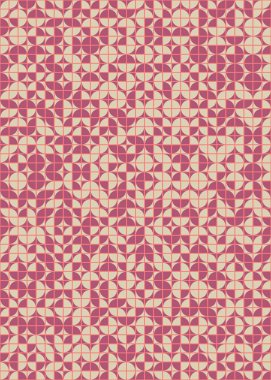 Soyut geometrik dikişsiz desen, üretken vektör çizimi