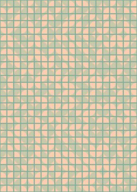 Üretken hesaplama sanatıyla soyut geometrik desen