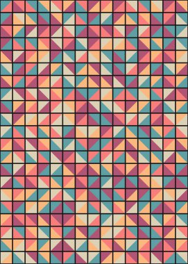 soyut geometrik desen, vektör illüstrasyonu   