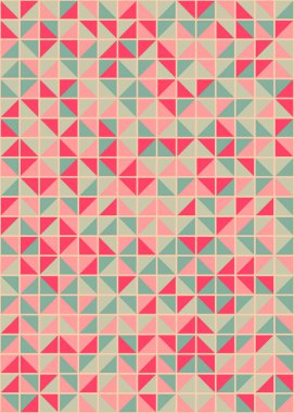 Soyut Geometrik Desen üretken hesaplama sanatı çizimi 