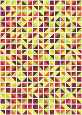 Soyut geometrik dikişsiz desen, üretken vektör çizimi