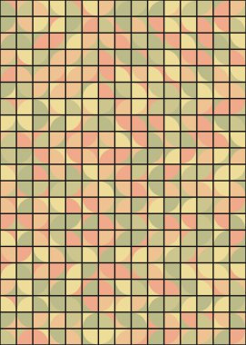 Soyut geometrik dikişsiz desen, üretken vektör çizimi