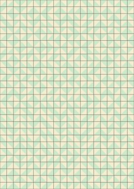 Üretken hesaplama sanatıyla soyut geometrik desen