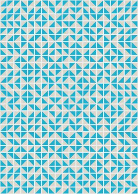 Soyut Geometrik Desen, üretken hesaplama sanatı çizimi