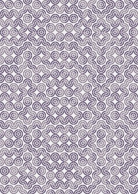 Üretken hesaplama sanatıyla soyut geometrik desen